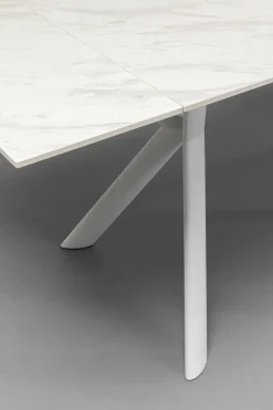 KARE Ausziehtisch Xenia Weiß 140(+30+30)x80cm