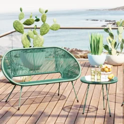 KARE Bank Acapulco Mono Grün