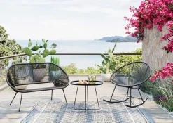 KARE Bank Acapulco Mono Schwarz