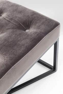 KARE Bank Crossover Grau Schwarz 150x40cm