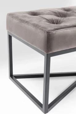 KARE Bank Crossover Grau Schwarz 150x40cm