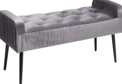 KARE Bank Lofty Grau Schwarz