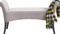 KARE Bank Motley Velvet Silvergrey