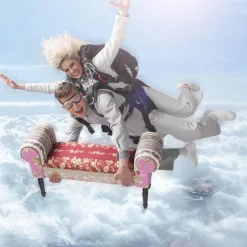 KARE Bank Wing Patchwork Red