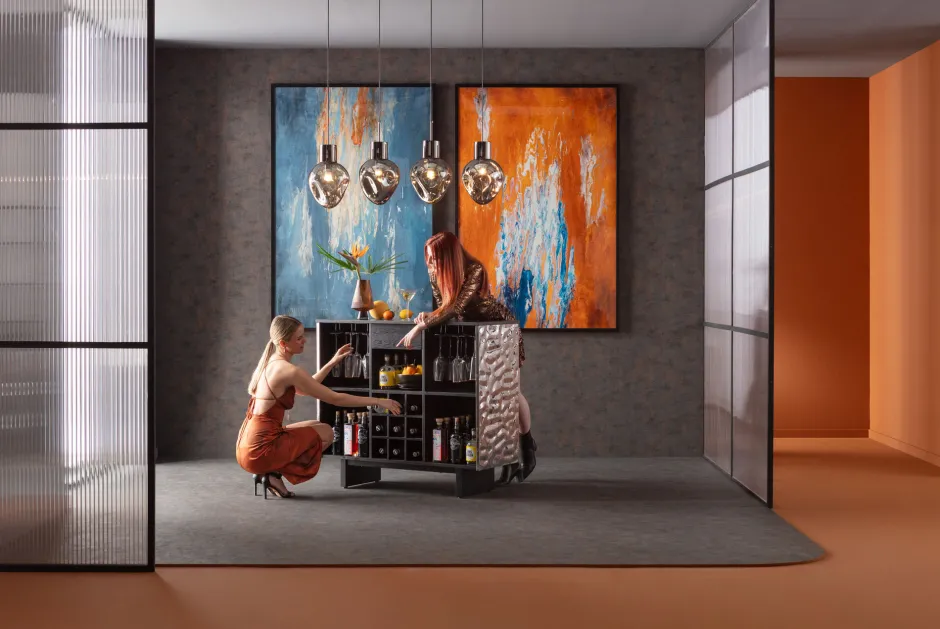 KARE Bar Caldera 120x105cm