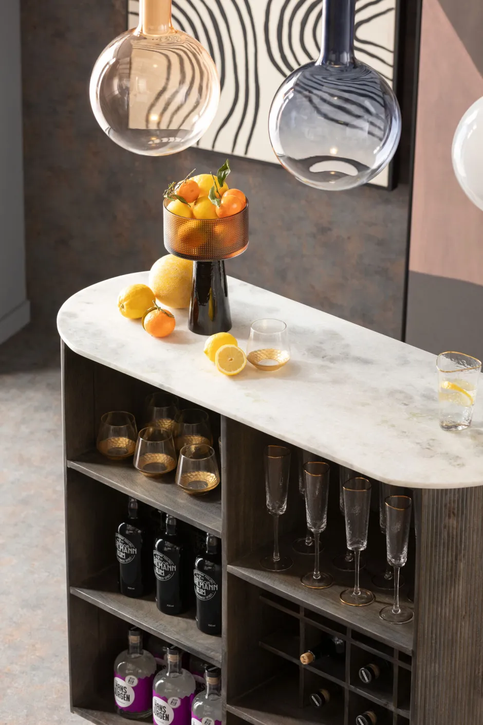 KARE Bar Glenn 120x110cm