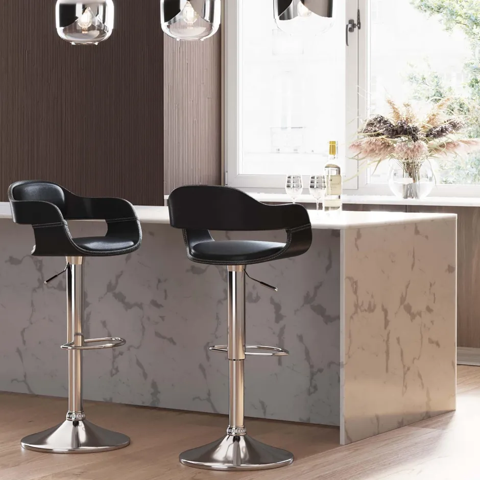 KARE Barhocker Costa Black