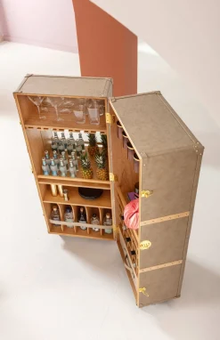 KARE Barschrank West Coast Mobile 60x154cm