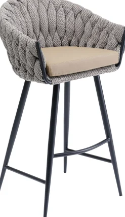 KARE Barstuhl Knot Tweed
