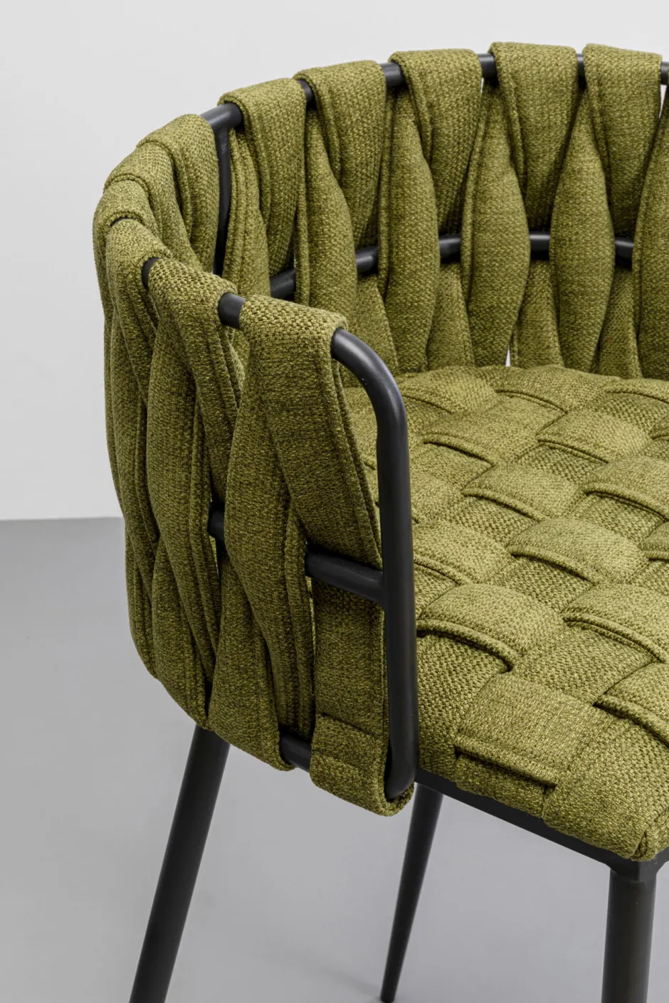 KARE Barstuhl Saluti Dunkelgrün 77cm