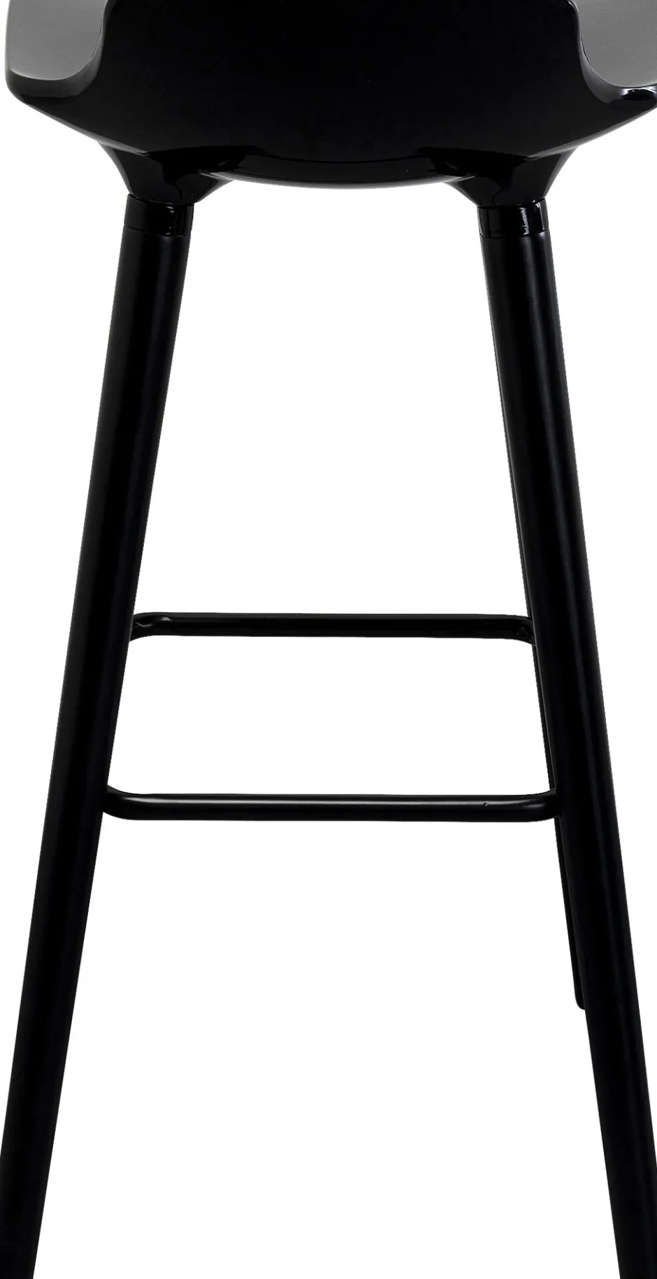 KARE Barstuhl York Schwarz 75cm