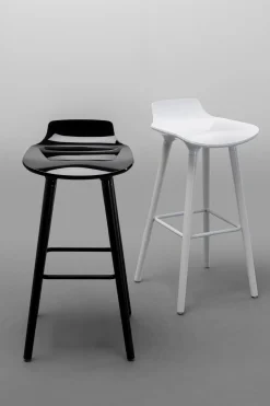 KARE Barstuhl York Schwarz 75cm