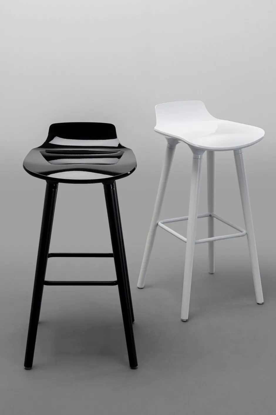 KARE Barstuhl York Schwarz 75cm