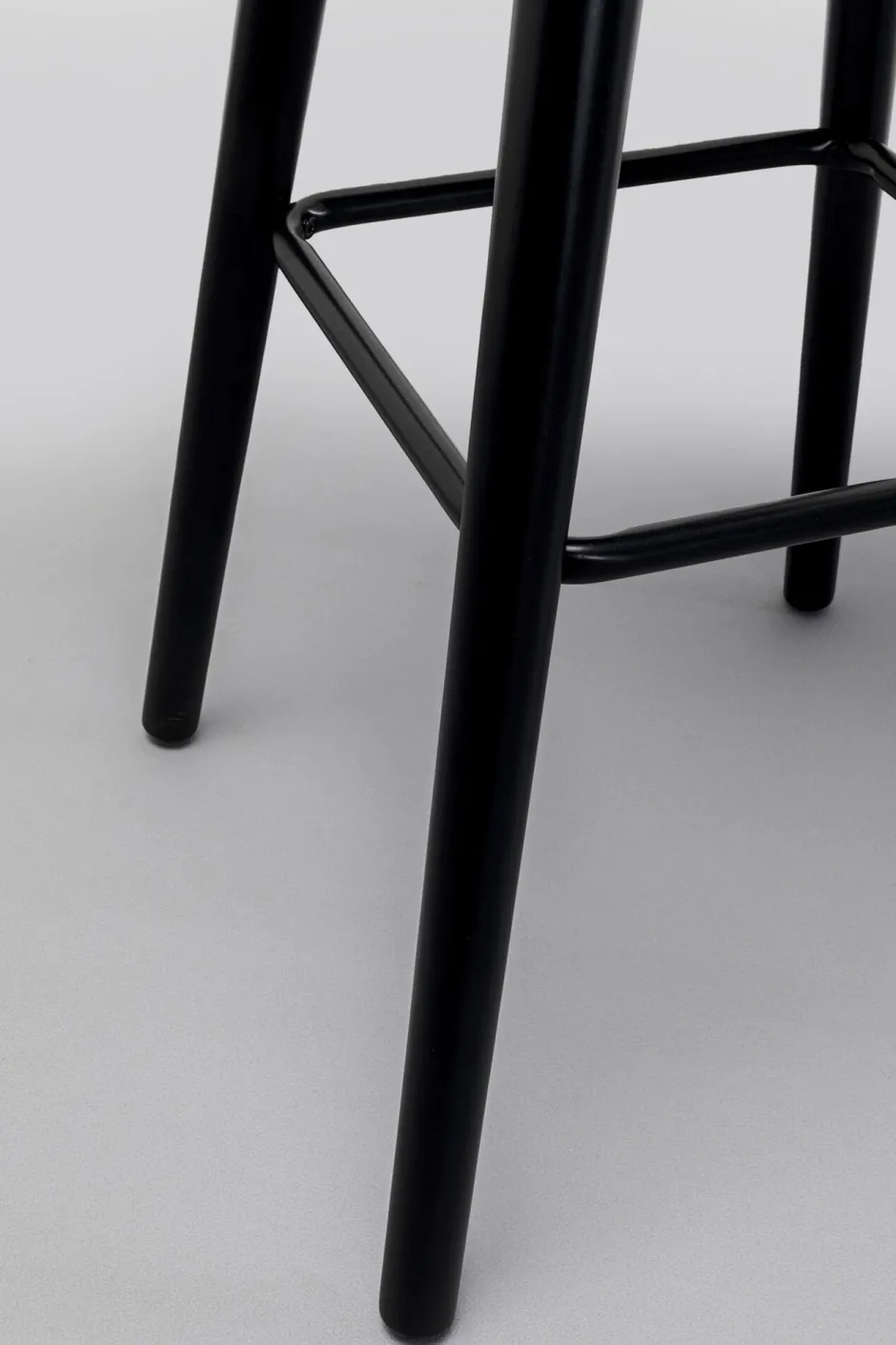 KARE Barstuhl York Schwarz 75cm