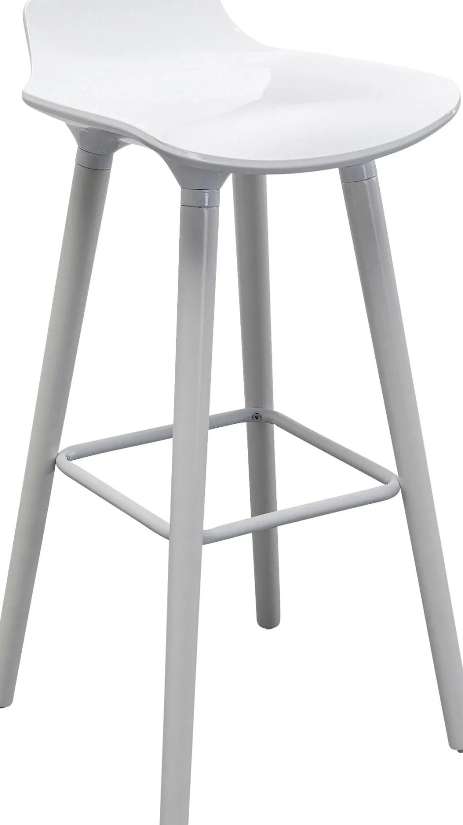 KARE Barstuhl York Weiß 75cm