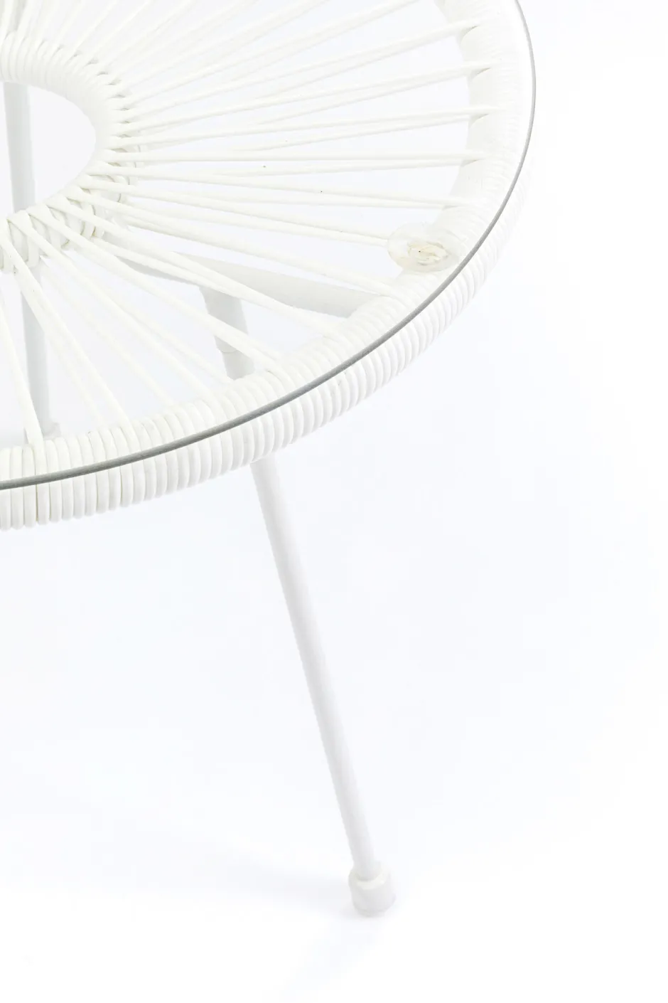 KARE Beistelltisch Acapulco Mono Weiß