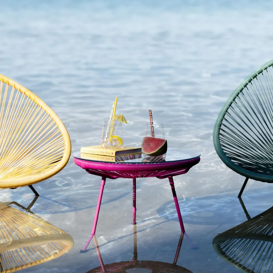 KARE Beistelltisch Acapulco Mono Pink