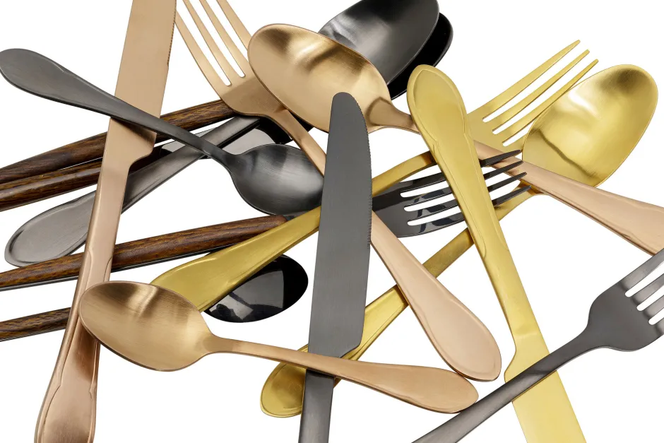 KARE Besteck Cucina Schwarz Matt (16/tlg.)