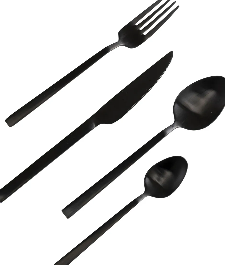KARE Besteck Gloria Matt Schwarz (16/tlg.)