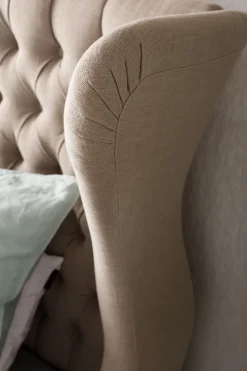 KARE Bett City Spirit Linen Natural 160x200cm