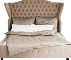 KARE Bett City Spirit Linen Natural 180x200cm