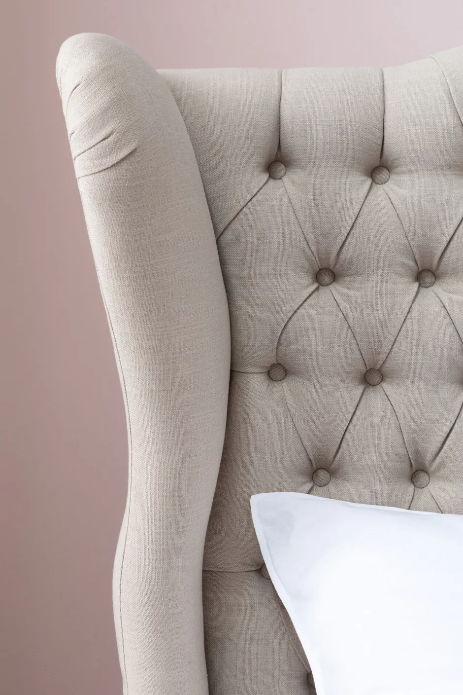 KARE Bett City Spirit Linen Natural 180x200cm