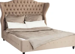 KARE Bett City Spirit Linen Natural 180x200cm