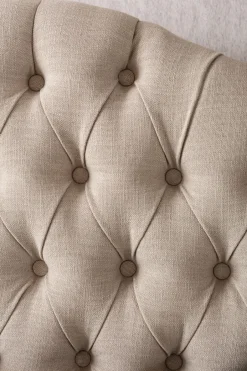 KARE Bett City Spirit Linen Natural 180x200cm