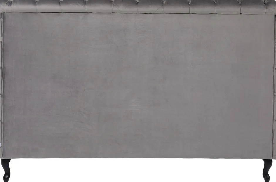 KARE Bett Desire Hoch Silbergrau 180x200 cm