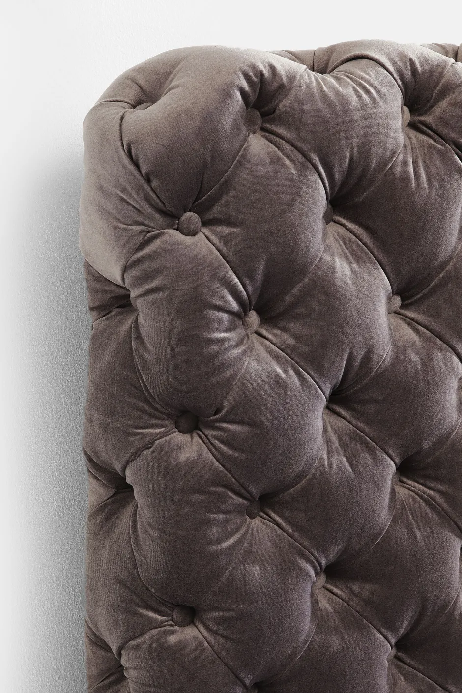 KARE Bett Desire Hoch Silbergrau 180x200 cm