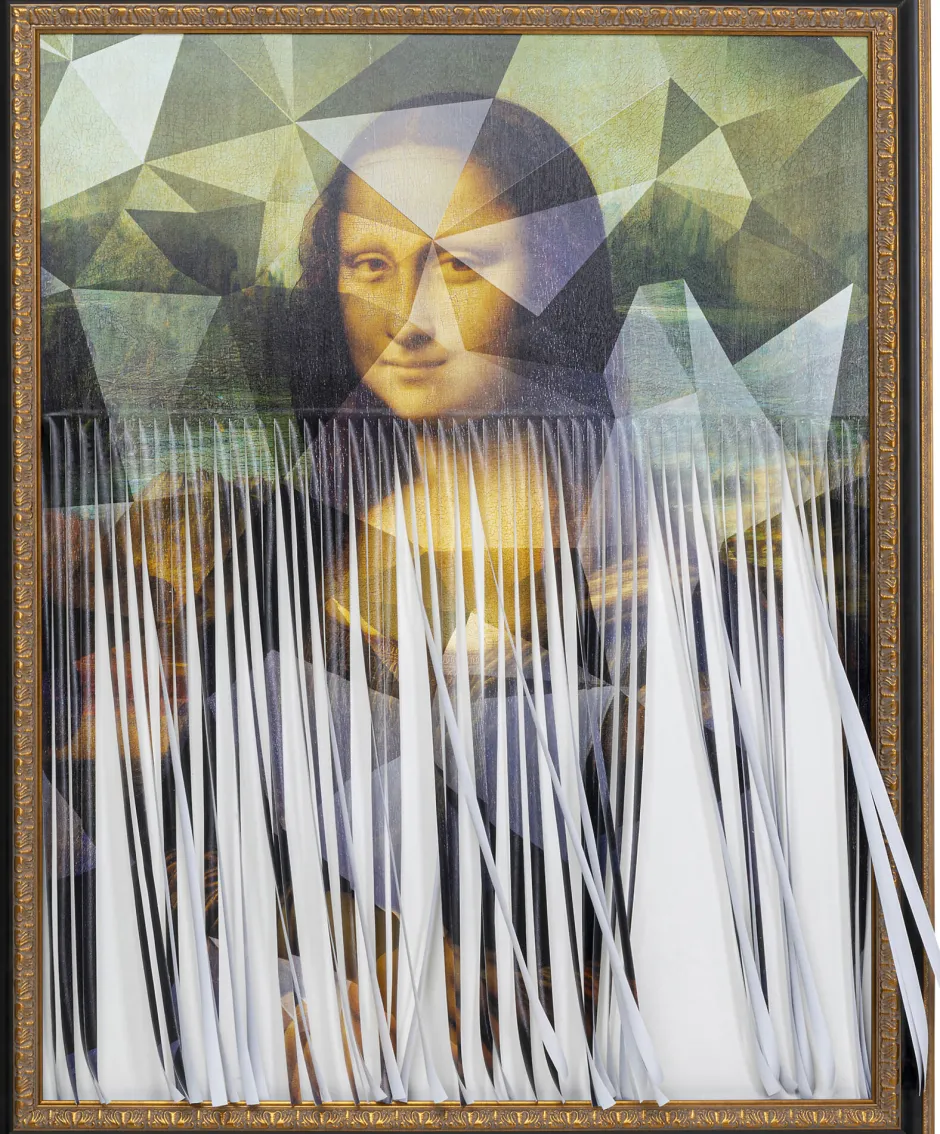 KARE Bild Frame Mademoiselle Lisa 130x163cm