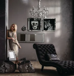 KARE Bild Frame Mirror Leopard 80x80cm