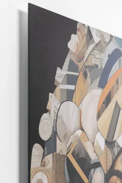 KARE Bild Glas Art Geo Women 3D 120x120cm