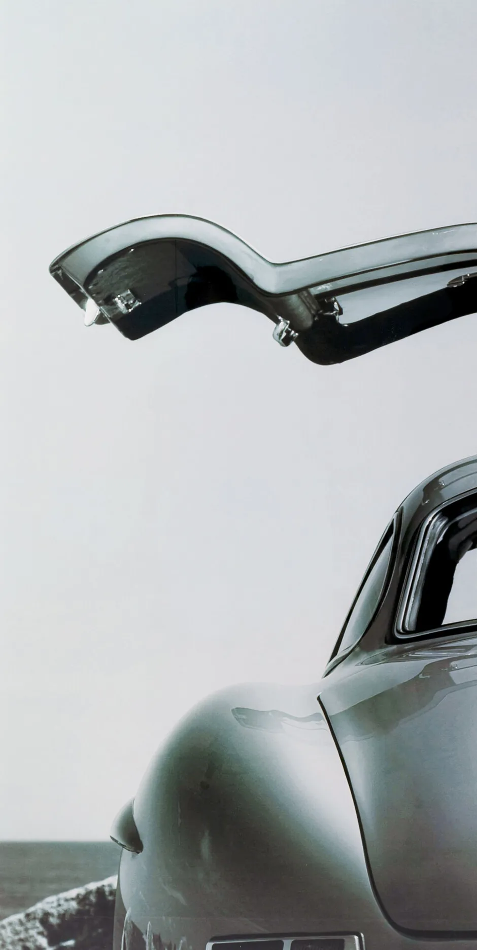 KARE Bild Glas Triptychon Oldtimer Back 240x160cm