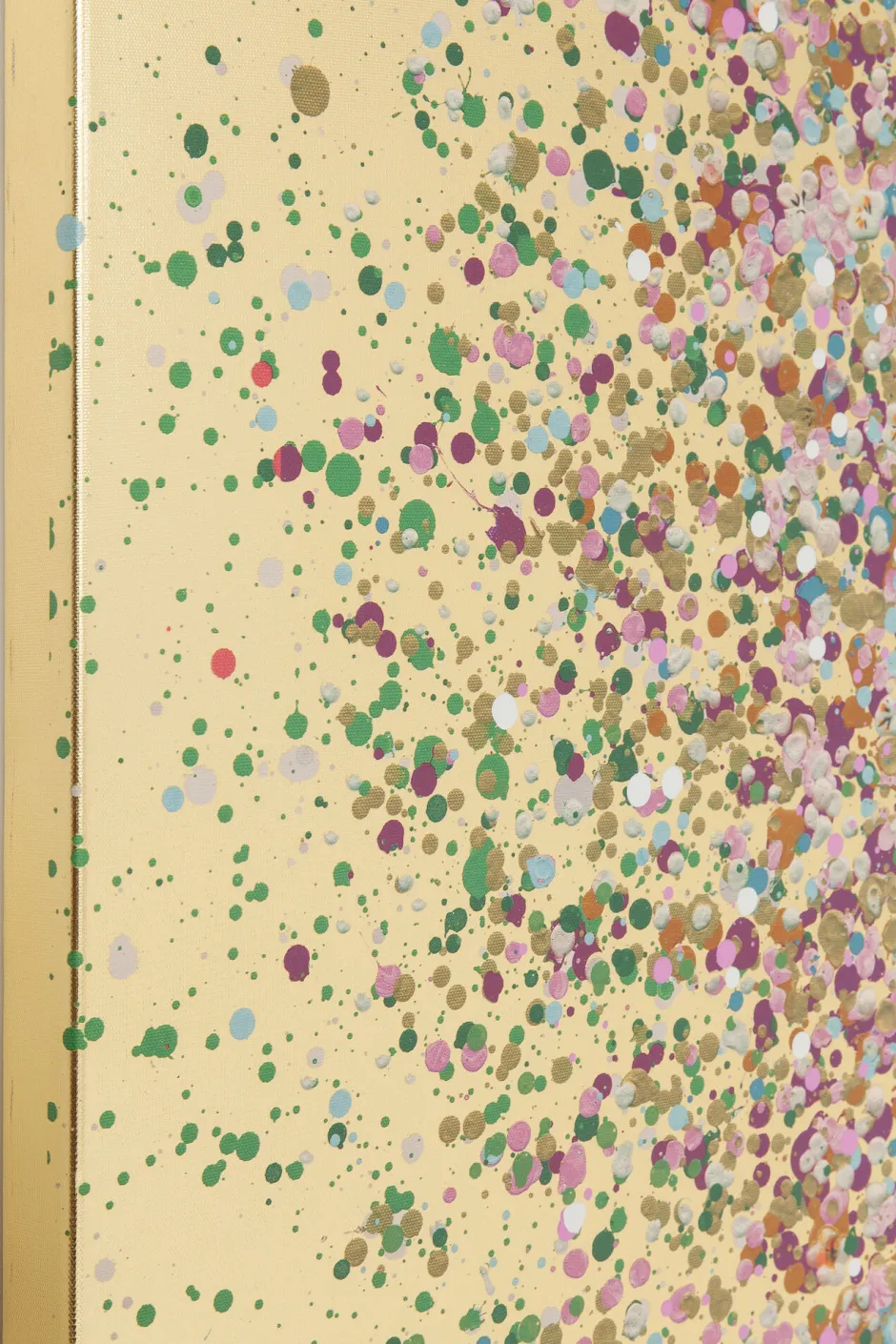 KARE Bild Touched Flower Boat Gold Pink 80x100cm