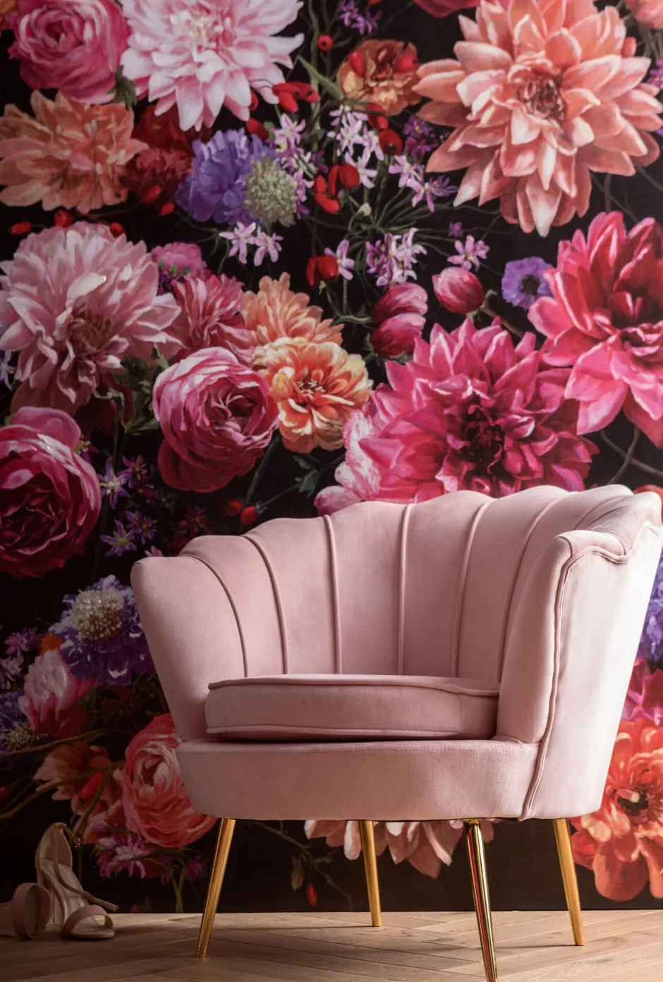 KARE Bild Touched Flower Bouquet 140x200cm