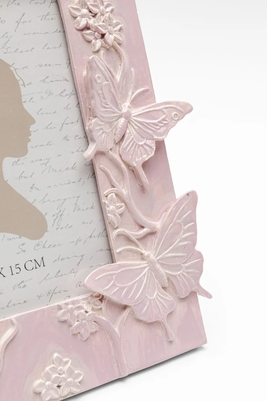 KARE Bilderrahmen Butterfly Rosa 10x15cm