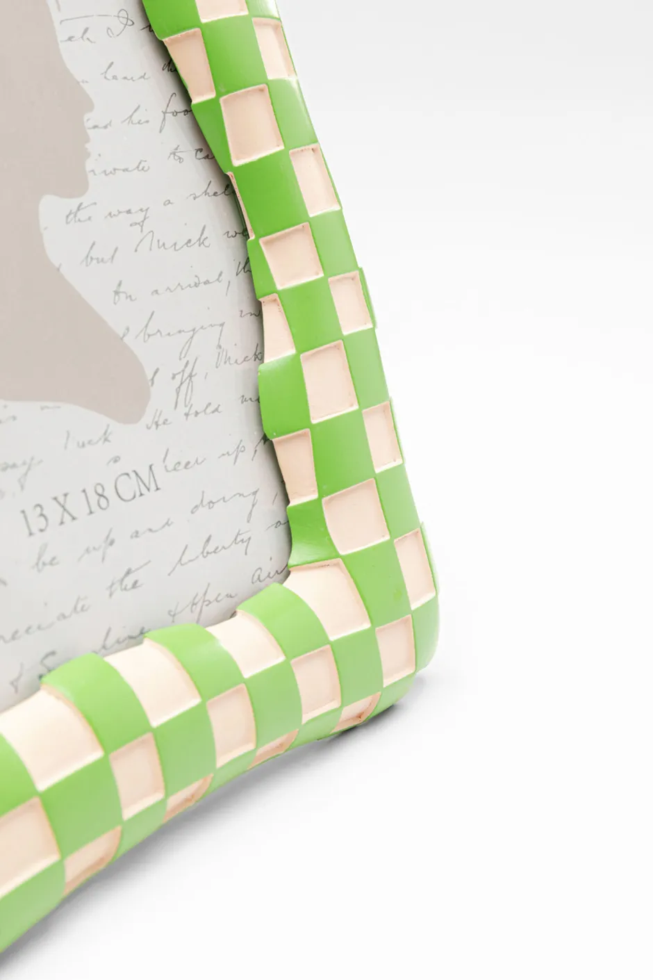 KARE Bilderrahmen Checker Grün 13x18cm