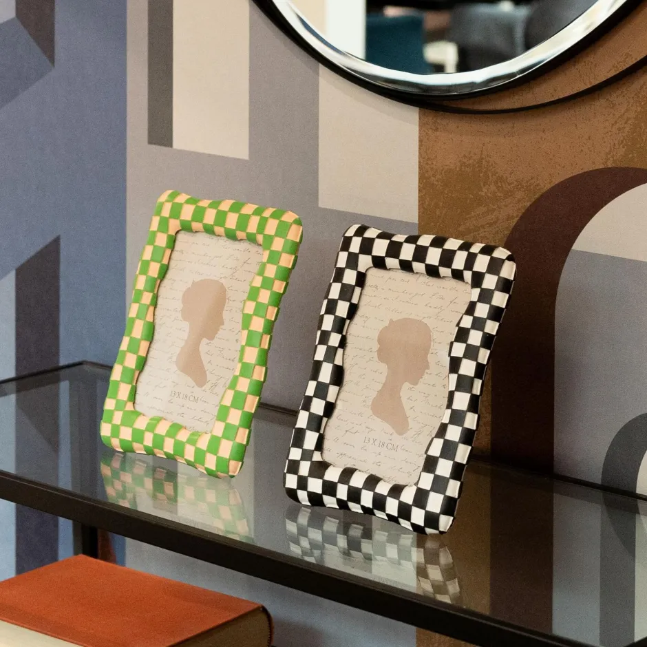 KARE Bilderrahmen Checker Schwarz 13x18cm