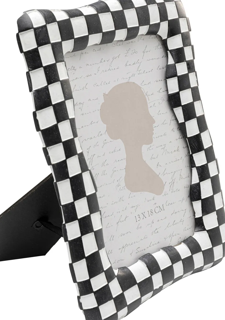 KARE Bilderrahmen Checker Schwarz 13x18cm