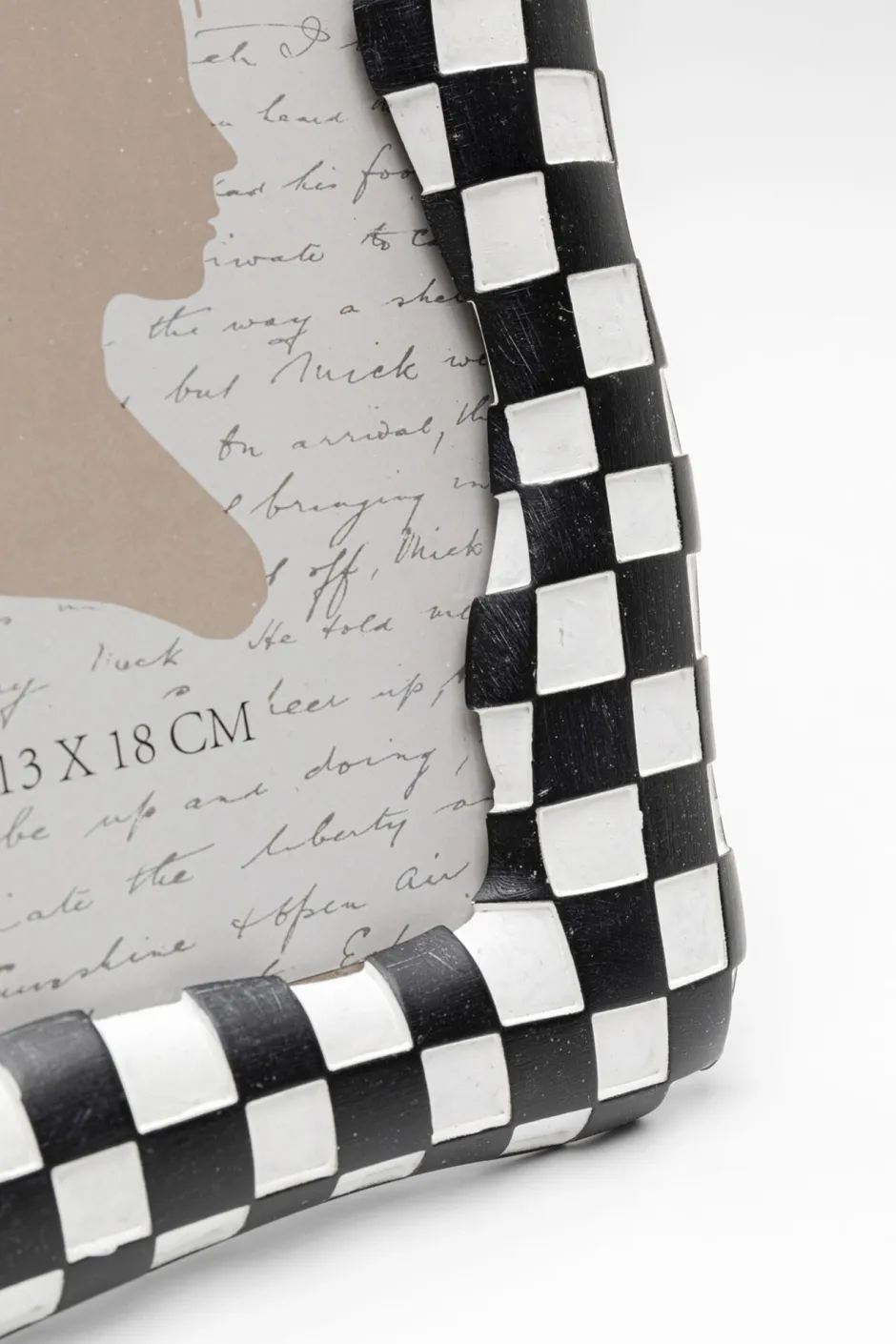 KARE Bilderrahmen Checker Schwarz 13x18cm