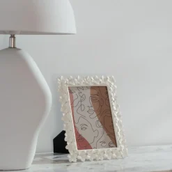 KARE Bilderrahmen Flores Weiß 13x18cm