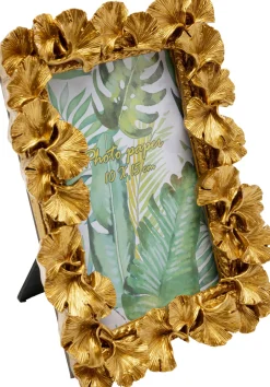 KARE Bilderrahmen Ginkgo Leaf Gold 17x20cm