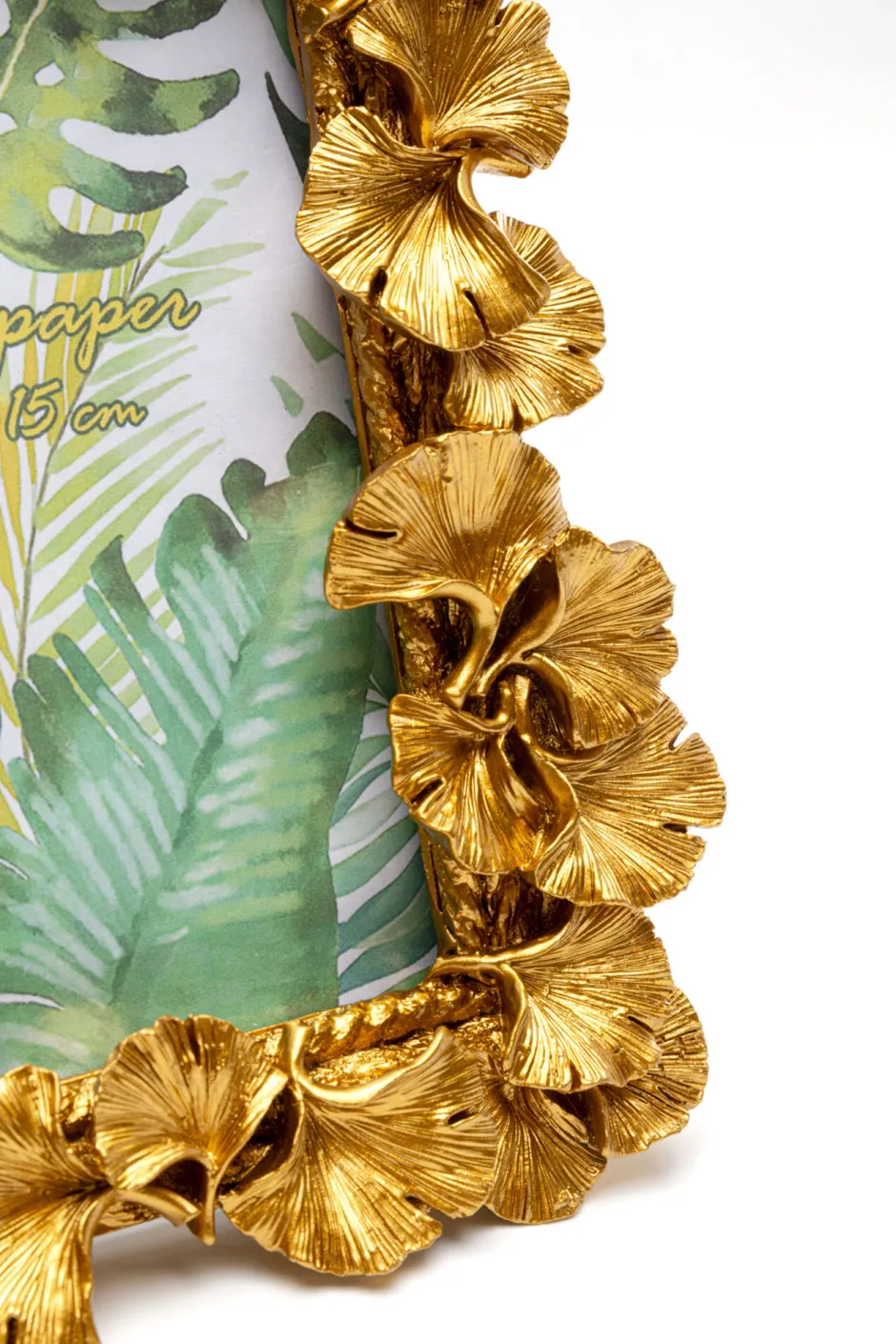 KARE Bilderrahmen Ginkgo Leaf Gold 17x20cm