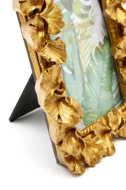 KARE Bilderrahmen Ginkgo Leaf Gold 17x20cm