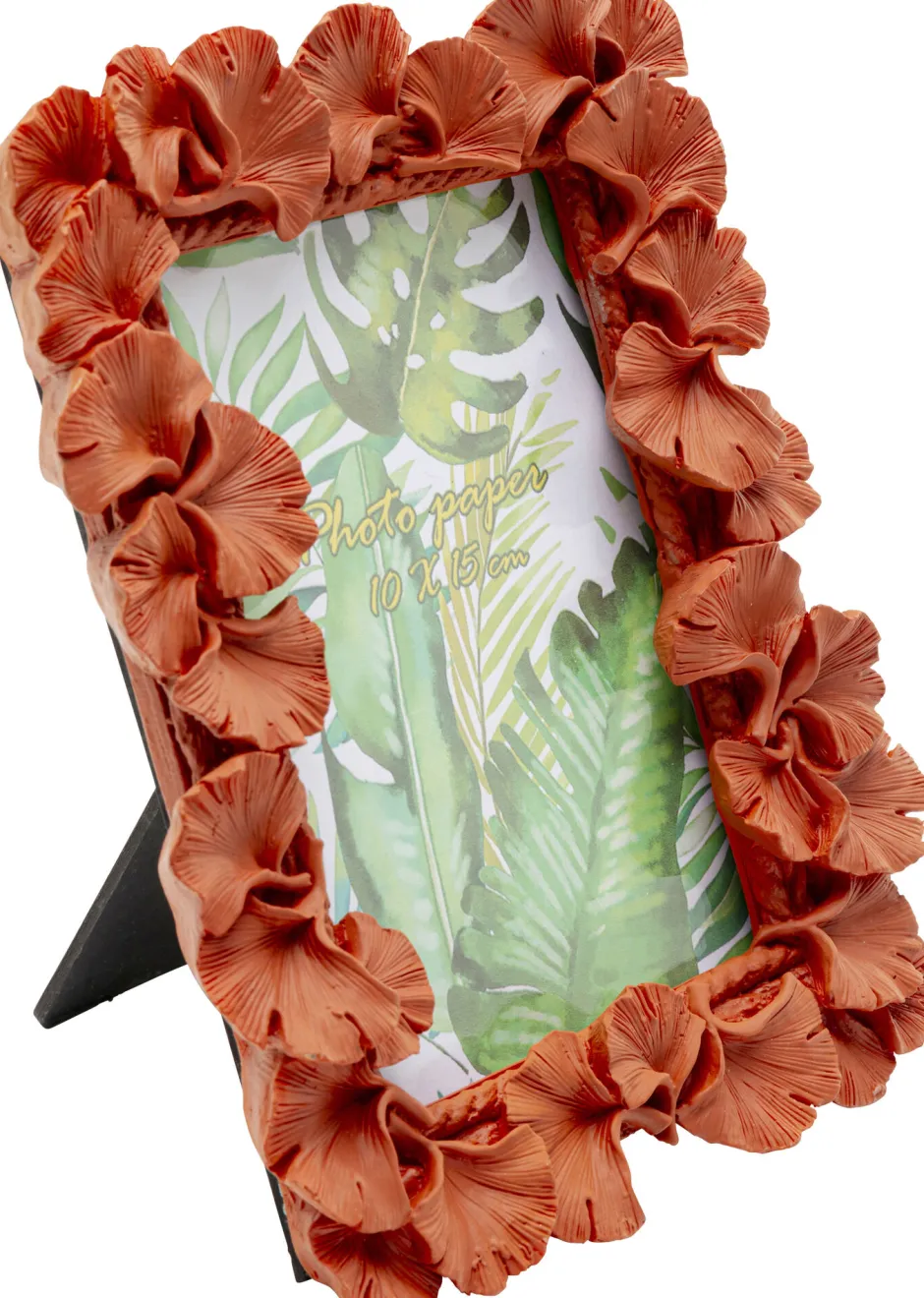 KARE Bilderrahmen Ginkgo Leaf Orange 17x20cm