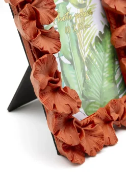 KARE Bilderrahmen Ginkgo Leaf Orange 17x20cm