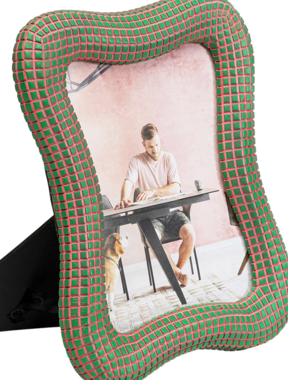 KARE Bilderrahmen Wavy Grün 18x23cm