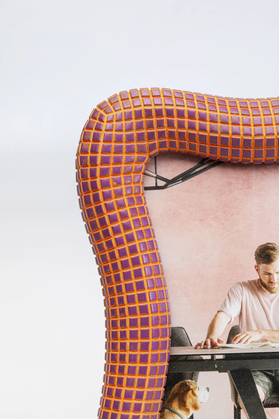 KARE Bilderrahmen Wavy Orange 18x23cm