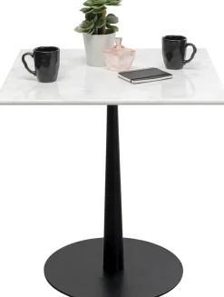 KARE Bistrotisch Capri Weiß 70x70cm